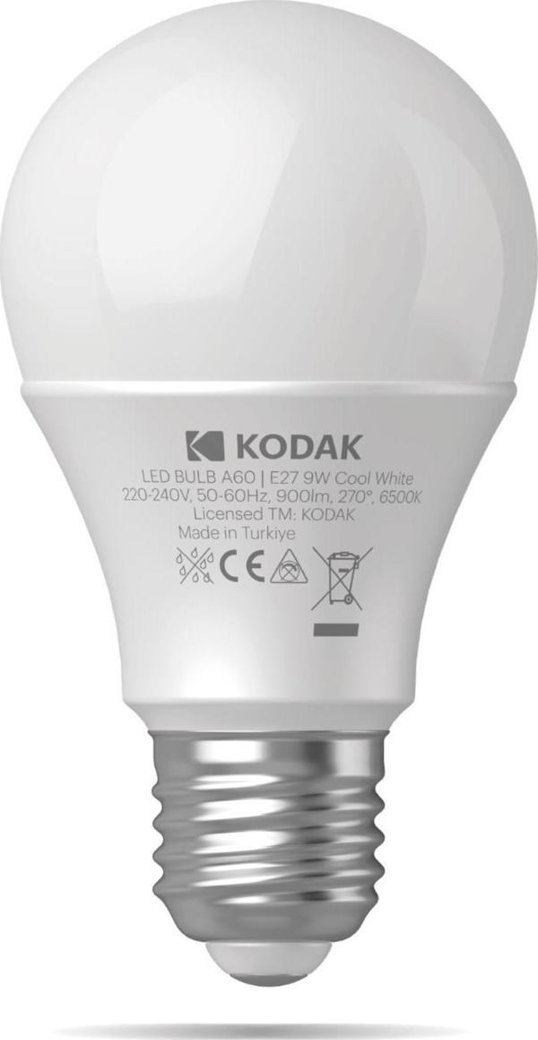 Kodak 15 Adet 9W A60 E27 Led Ampul - Beyaz Işık - Image 1