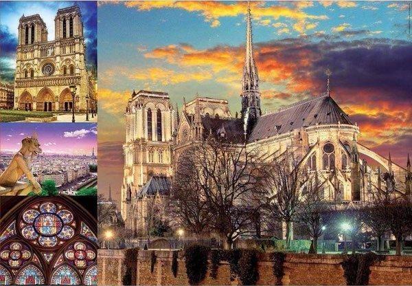 Educa 18456 Notre Dame Collage 1000 Parça Puzzle - Image 1
