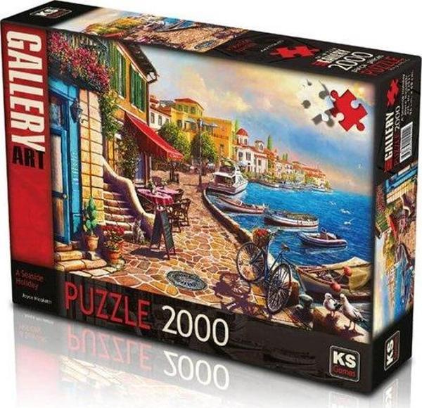 Ks Games A Seaside Holiday 2000 Parça Puzzle 22511 - Image 1