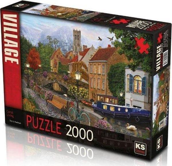 Ks Games Canal Living 2000 Parça Puzzle 22509 - Image 1