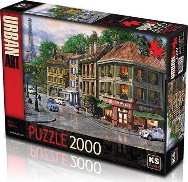 Ks Games Paris Streets Dominic Davison 2000 Parça Puzzle 11307 - Image 1
