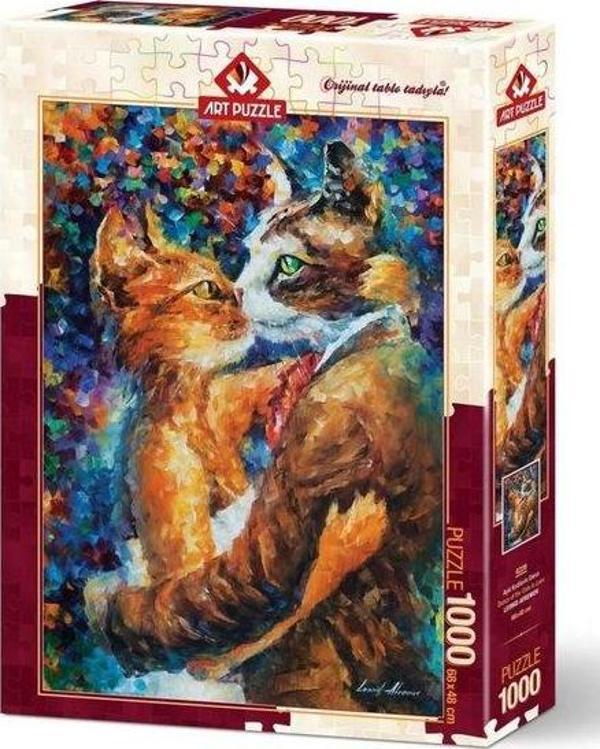 Art Puzzle 4226 Aşık Kedilerin Dansı 1000 Parça Puzzle - Image 1