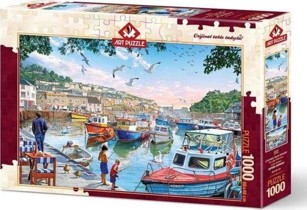 Art Puzzle 4231 Limandaki Küçük Balıkçılar 1000 Parça Puzzle - Image 1