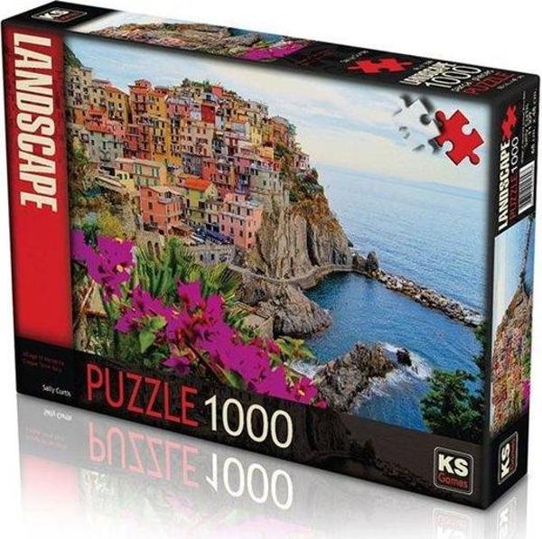 Ks Games Village Of Manarola Cingue Terre Italy 1000 Parça Puzzle 11309 - Image 1