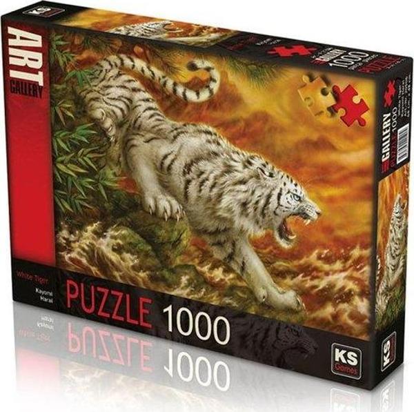 Ks Games White Tiger 1000 Parça Puzzle 20506 - Image 1