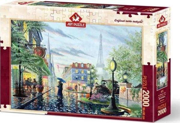 Art Puzzle 4574 Yaz Yağmuru Paris 2000 Parça Puzzle  - Image 1