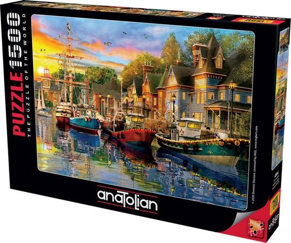 Anatolian 1500 Parçalık Puzzle - Liman Işıkları 4564 - Image 1