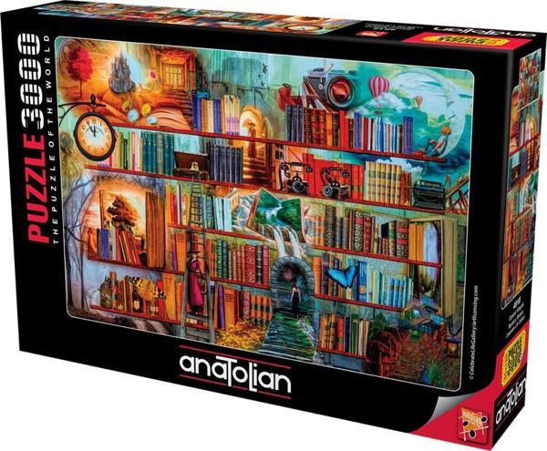 Anatolian 3000 Parçalık Puzzle - Gizemli Kitaplık 4918 - Image 1