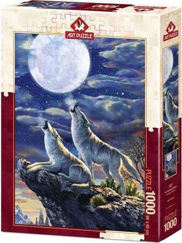 Art Puzzle Dolunay Kurtları 1000 Parça Puzzle 5217 - Image 1