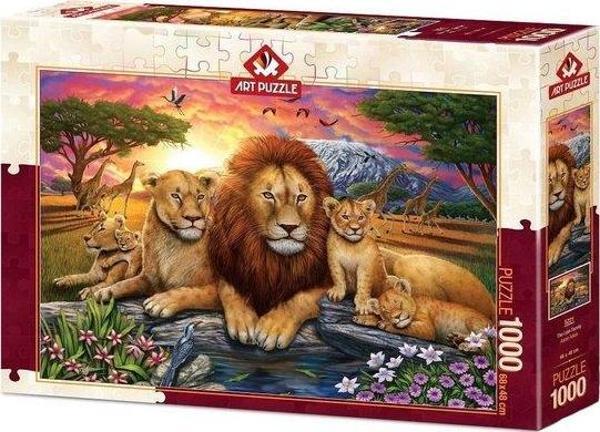 Art Puzzle Aslan Ailesi 1000 Parça Puzzle 5221 - Image 1