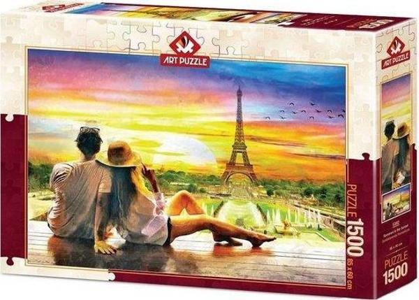 Art Puzzle Günbatımında Romantizm 1500 Parça Puzzle 5382 - Image 1