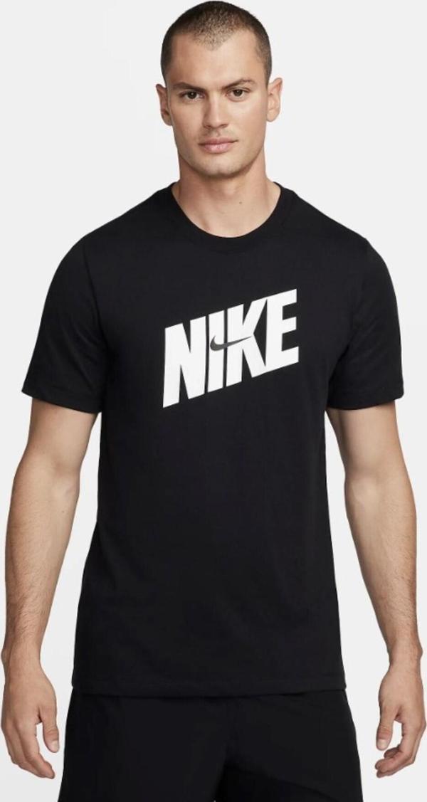Nike Dri-FIT Fitness Erkek Siyah T-Shirt - Image 1