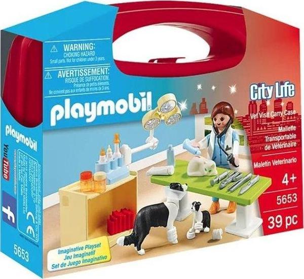 Playmobil Veteriner Ziyareti Taşıma Çantası 5653 - Image 1