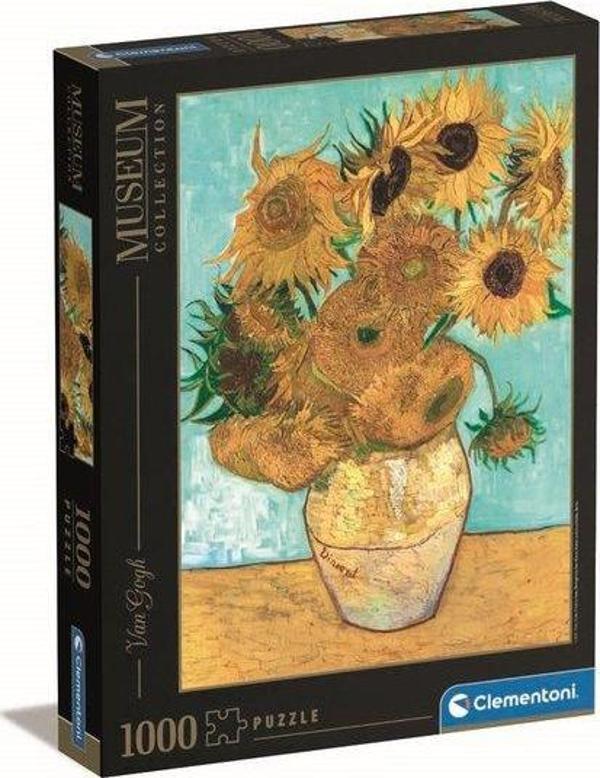 Clementoni 31438 Van Gogh Flowers 1000 Parça Puzzle - Image 1