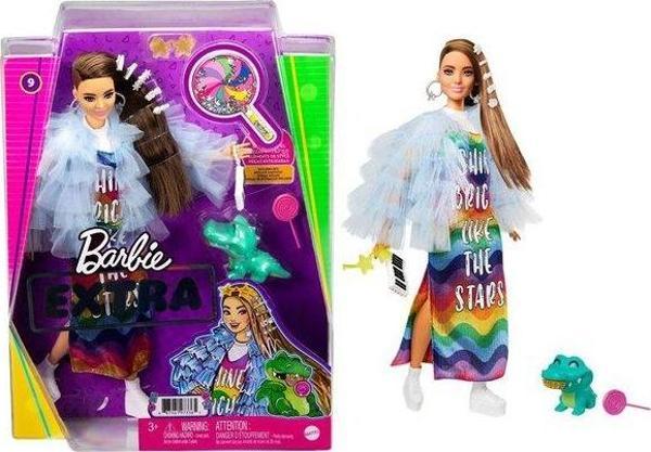 Barbie Extra Sarı Ceketli Bebek GYJ78 - Image 1