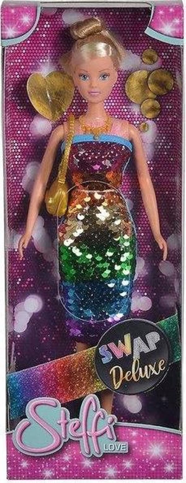 Steffi Simba Love Swap Deluxe Pullu Moda Kıyafetli Bebek - Image 1