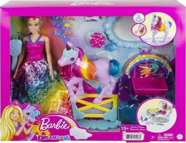 Barbie Dreamtopia Bebek ve Tek Boynuzlu At GTG01 - Image 1