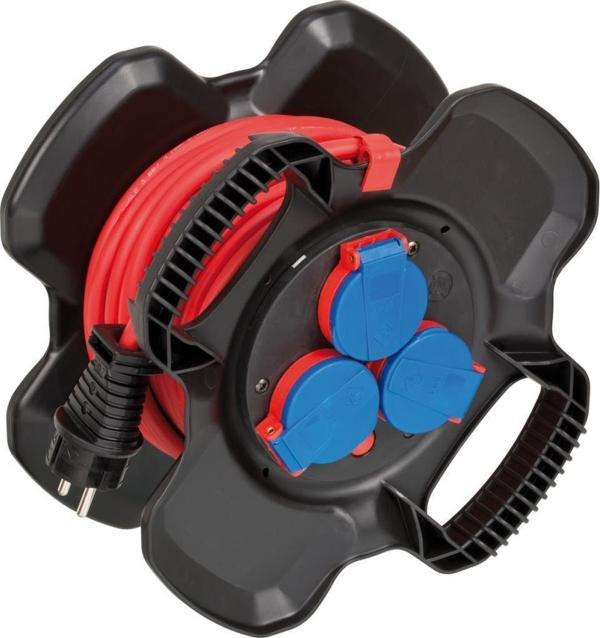 Brennenstuhl Rubber Gum Serisi IP44 Lisanslı 10 Metre Uzatmaya Sahip H07RN-F 3G1.5 Makaralı Kablo - Image 1