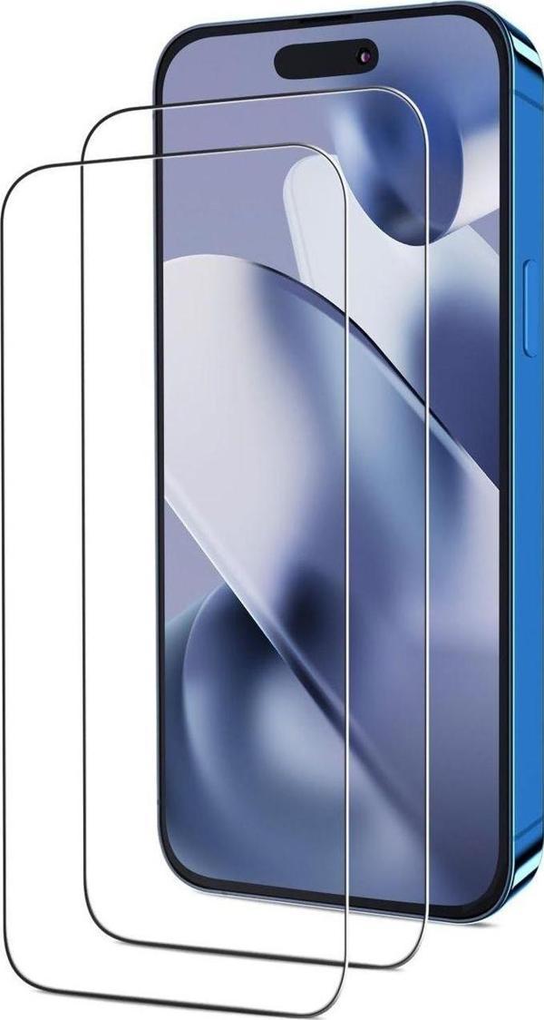 iPhone Uyumlu 16 Pro İçin Ultra Dayanıklı Cam Ekran Koruyucu %100 Hassasiyet Parmak İzi ve Darbe Önleyici - Image 1