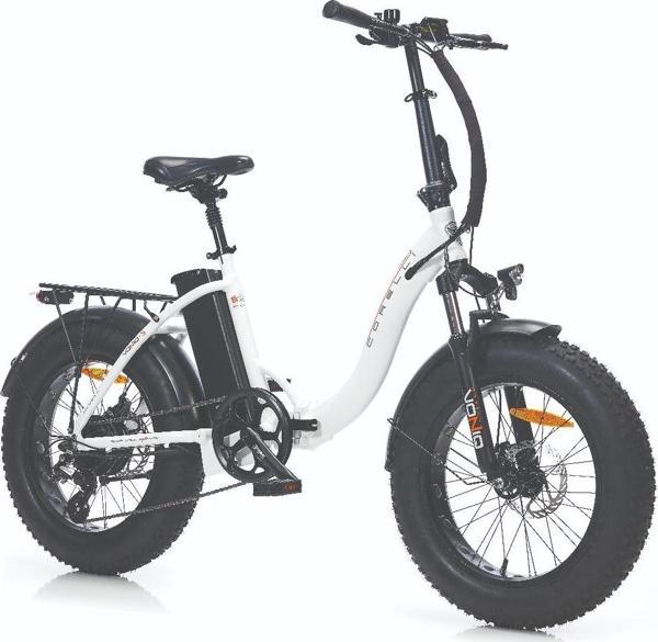CORELLİ VONIQ RIM 20 JANT ELEKTRİKLİ BİSİKLET KATLANIR FAT Bike Beyaz - Image 1