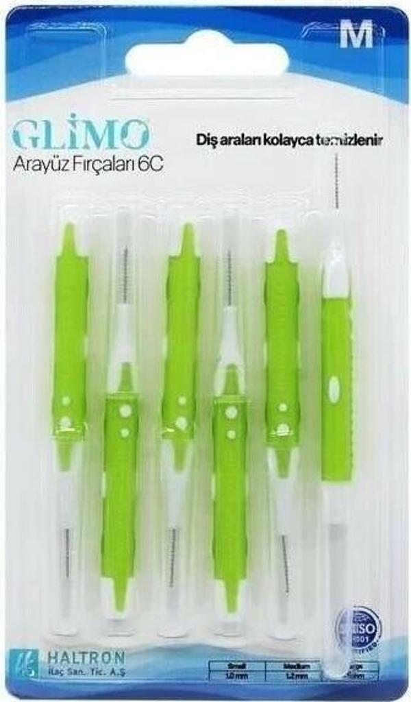 Glimo Arayüz Fırçaları 6C Medium 6 Adet - Image 1