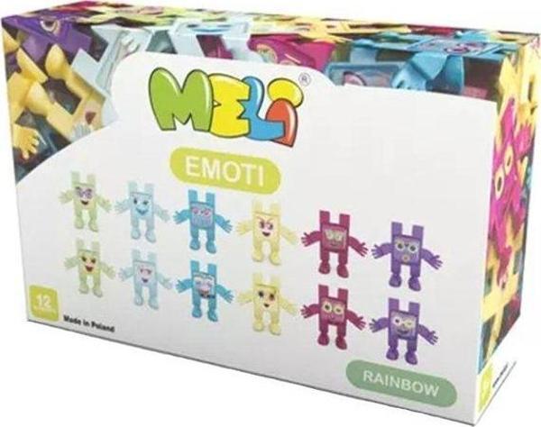 Meli Toys Blok Oyuncak Emoti Rainbow - Image 1