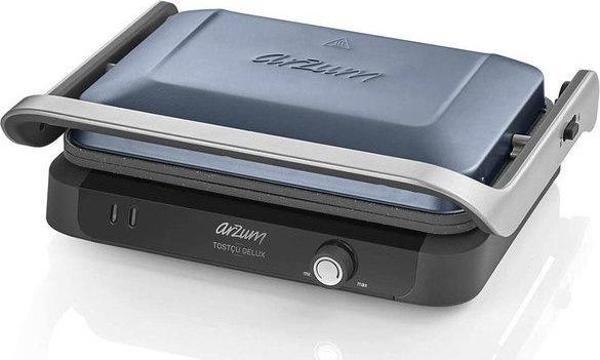 Arzum AR2041 Tostçu Delux Izgara ve Tost Makinesi Okyanus Mavisi - Image 1