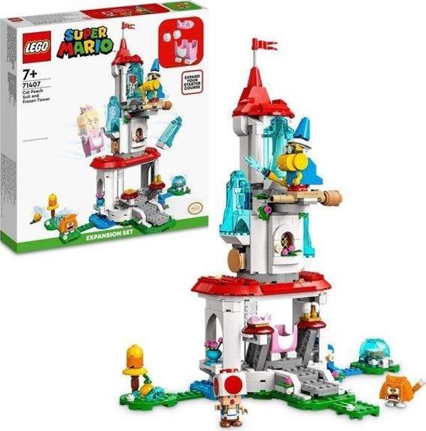 LEGO Super Mario Cat Peach Kostümü ve Donmuş Kule Ek Macera Seti 71407 - Image 1