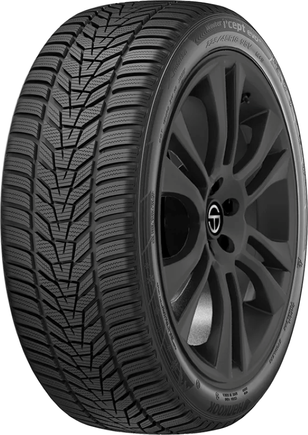 Hankook 245/45R18 100V XL W330 Winter i*Cept Evo3  Oto Kış Lastiği (Üretim Yılı: 2024) - Image 1