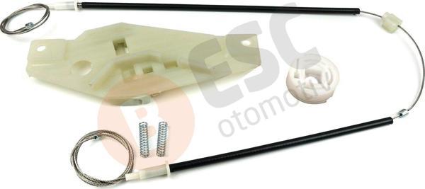 Toyota Corolla Compact E10 HB için Ön Sağ Cam Kriko Seti - Image 1