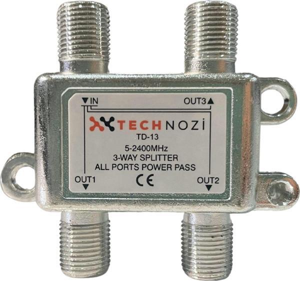 3 Li Uydu Splitter Kablo Tv Rg6 Anten Çoklayıcı Dağıtıcı - Image 1