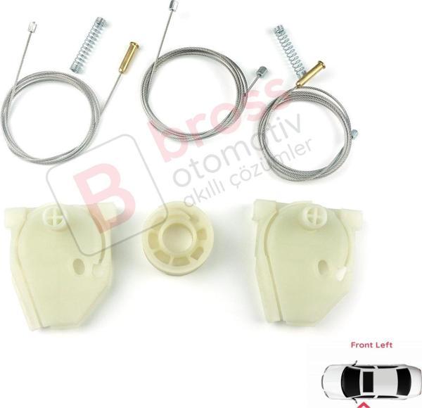 MAN Truck Kamyon Çekici TGS TGX MK1 2006-2021 81626456039 İçin Ön Sol Kapı Cam Kriko Ayak Tamir Seti - Image 1
