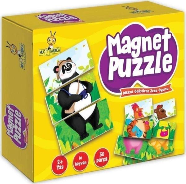 Yükselen Zeka 2+ Yaş Magnet Puzzle Dikkat Geliştiren Zeka Oyunu - Image 1