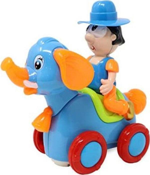 Oyuncak Store Müzikal Swing Hayvan Karikatürü Sesli Ve Işıklı Komik Fil - Image 1