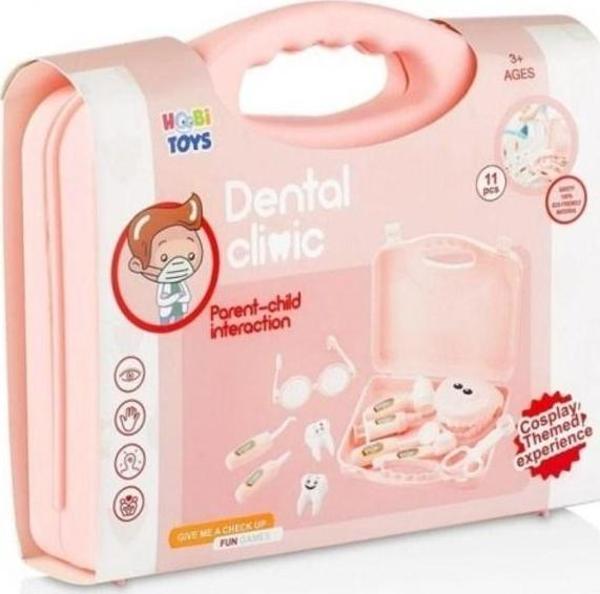 Oyuncak Store Çantalı Diş Klinik Seti Kız - Image 1