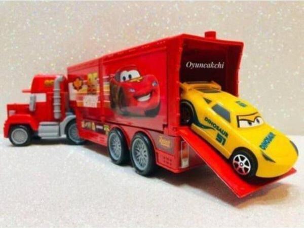 Suden Şimşek Mcqueen Tır 2 Araçlı Kapakları Açılabilen Tır - Image 1