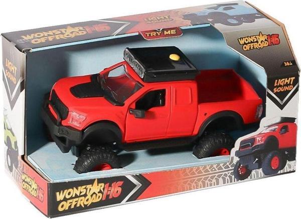 Oyuncak Store Sesli Ve Işıklı Wonstar Offroad Araba 1:16 Ölçek - Image 1