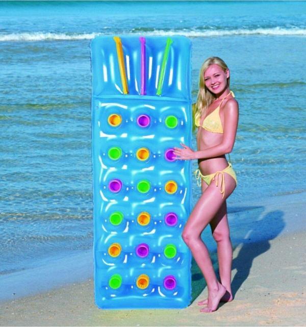 Bestway 43014 Renkli Bardaklı Yatak 188X71 Cm. - Image 1