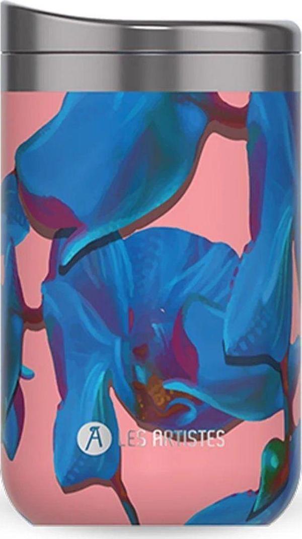 Les Artistes Paris Isı Yalıtımlı Çelik Termos Matara Mug 350Ml Blue Pearl -24 - Image 1