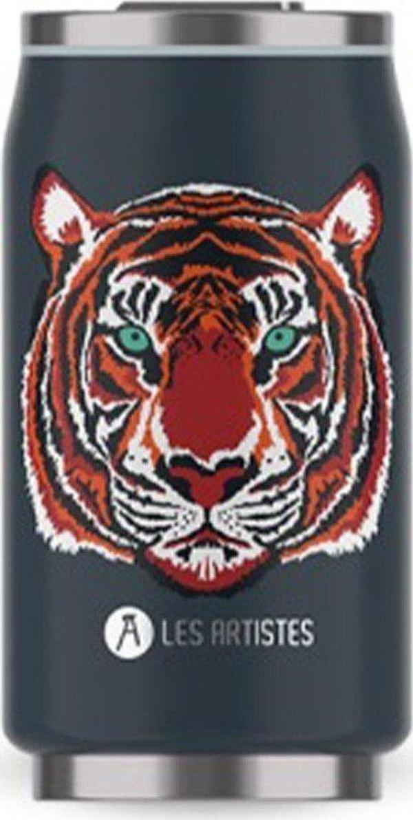 Les Artistes Paris Isı Yalıtımlı Kutu Çelik Termos 280Ml - Tiger - Image 1