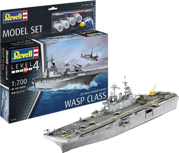 Revell 1:700 Assault Carrier Uss Vbg65178 - Image 1