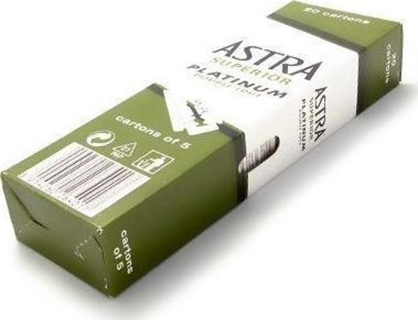 Astra Berber 20X5 Bütün Jilet 100 Adet Kartela PLATUNUM - Image 1