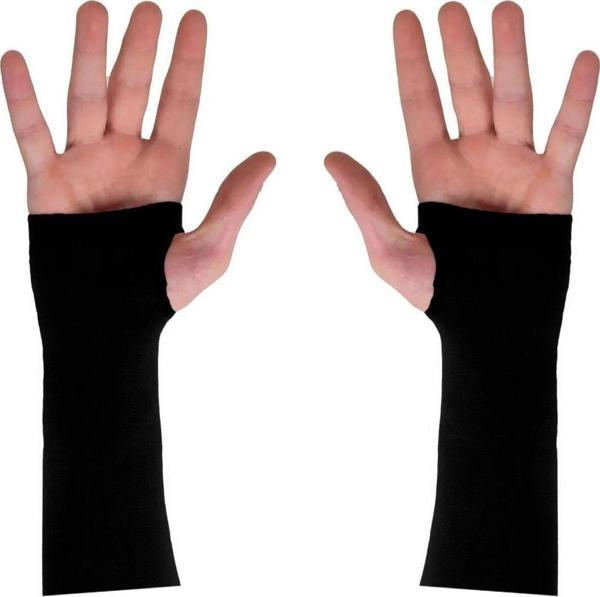 Avessa Parmak Geçmeli Voleybol Kolluğu Siyah 2li M Beden - Image 1