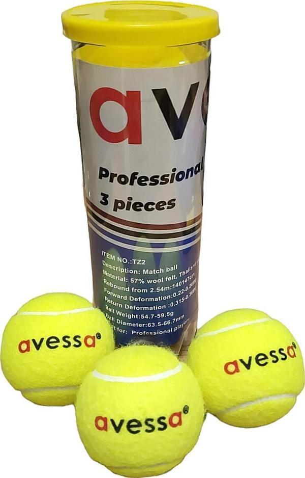 Avessa Tt-800 Maç Tenis Topu 3lü Tüpte - Image 1