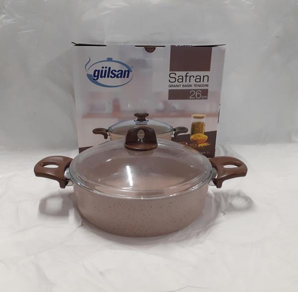 Gülsan Safran Granit Basık Tencere 26 cm - Image 1