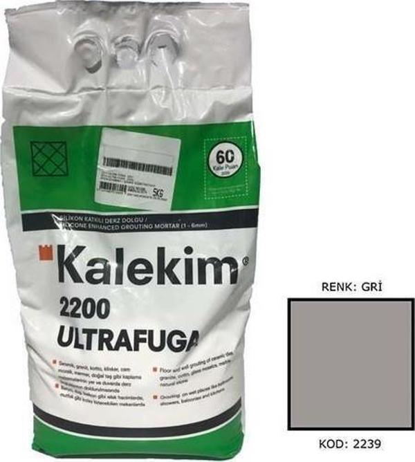 Kalekim 2239 Ultra Fuga Gri 5 Kg - Image 1