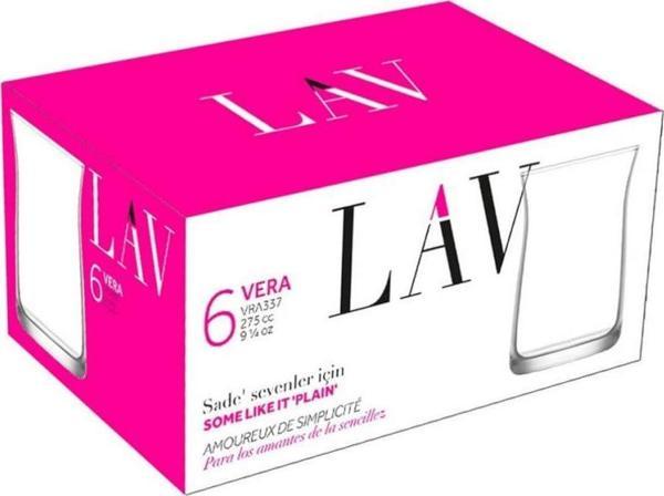 Lav Vera VRA337 Meşrubat Bardağı 6 Adet - Image 1