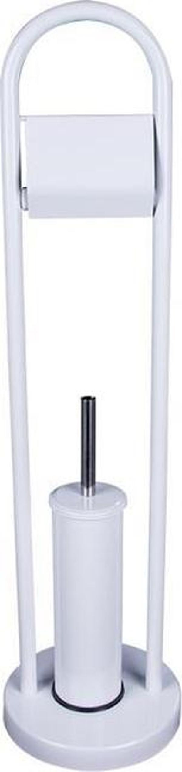 Maxiflow Ayaklı Wc Fırçalık Set Beyaz 75 cm - Image 1