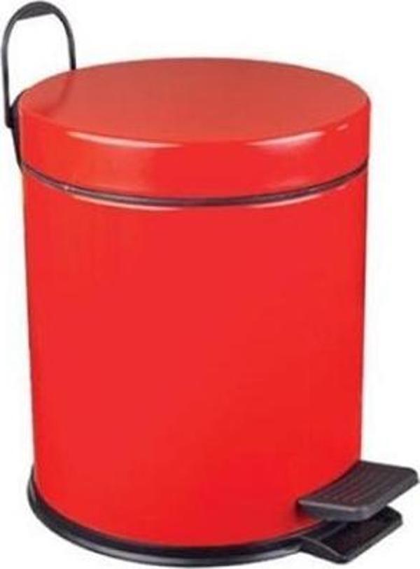 Maxiflow Pedallı Çöp Kovası Kırmızı 5 Lt 18206 - Image 1