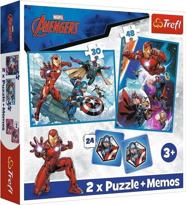 PUZZLE-93333 2W1 Marvel The Avengers Çocuk Puzzle - Image 1